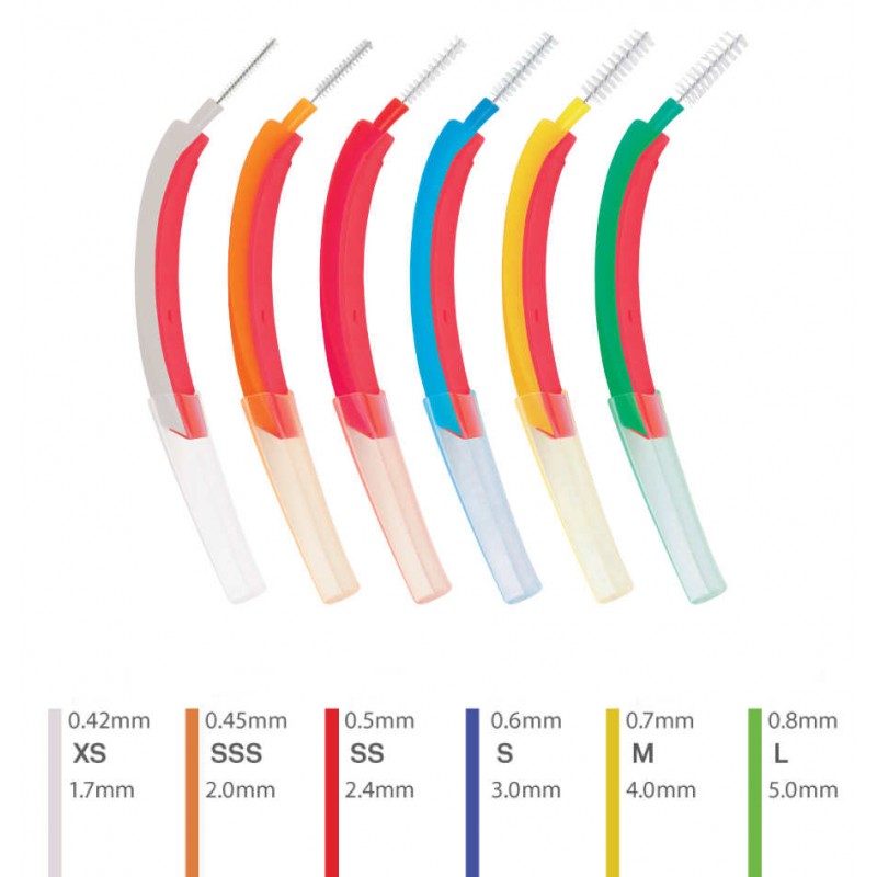Brossettes interdentaires taille SS - 0,5mm