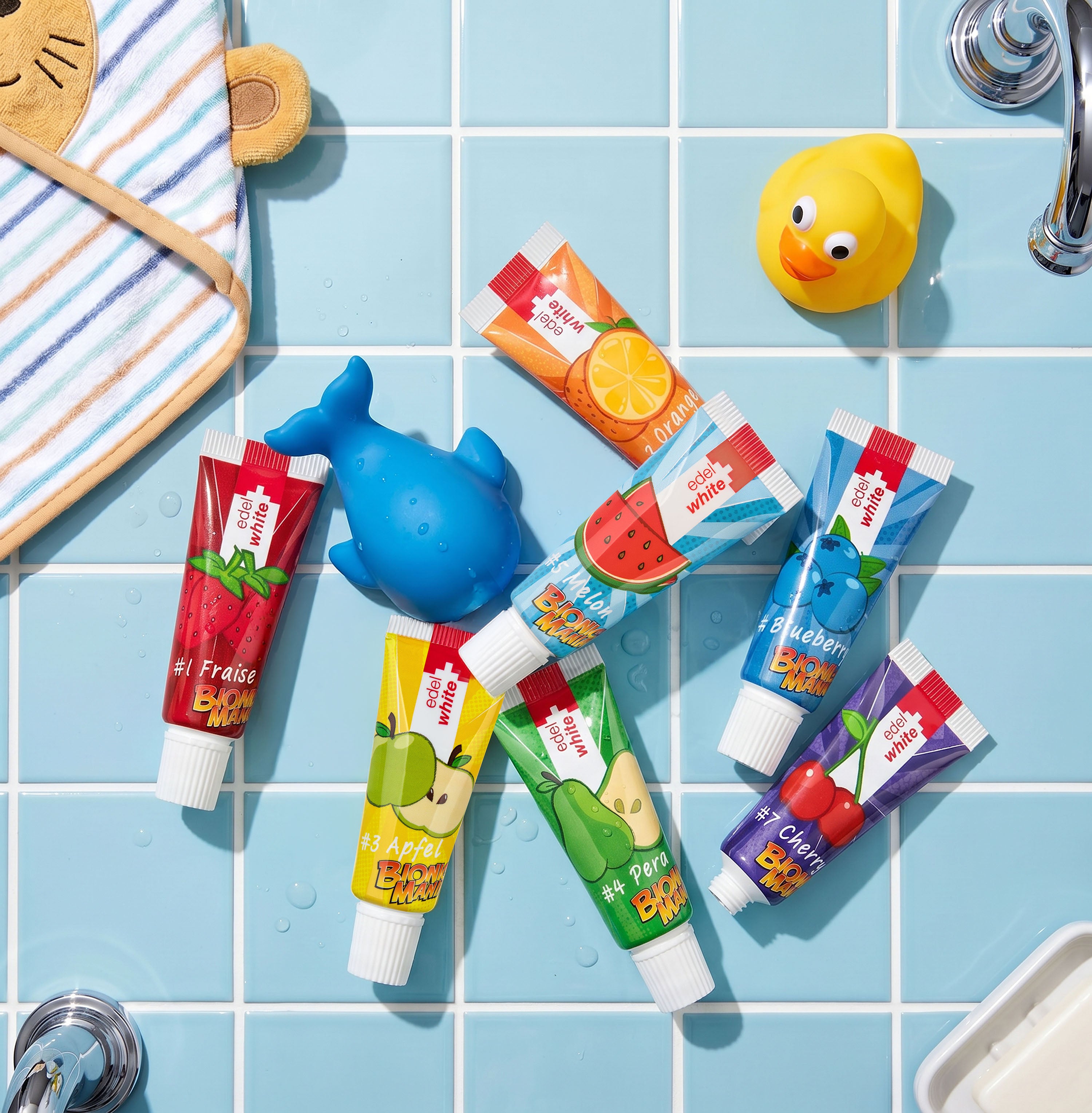 EW-KF7 7 Früchtli - Dentifrice pour enfant - 1000ppm