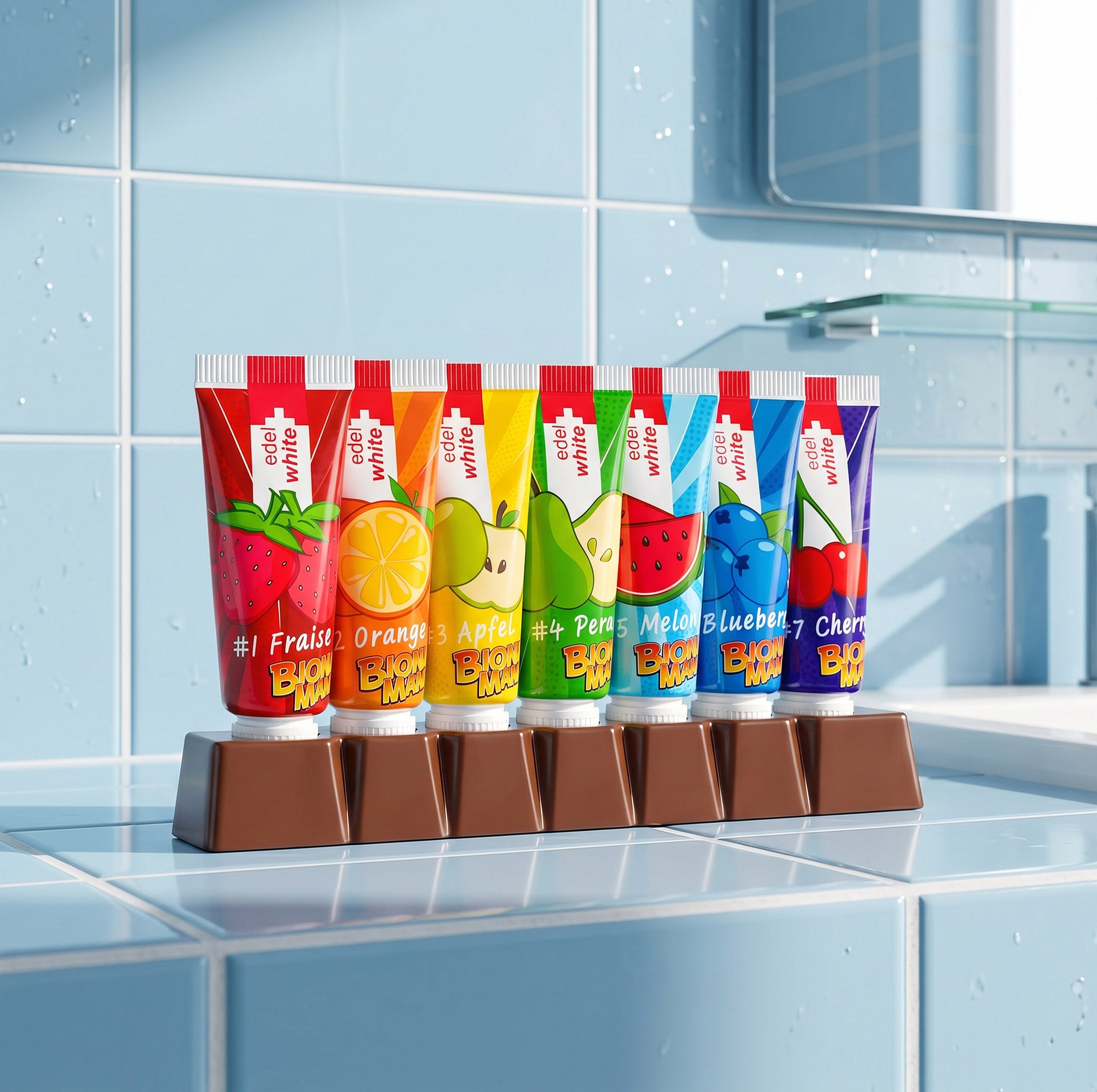 EW-KF7 7 Früchtli - Dentifrice pour enfant - 1000ppm
