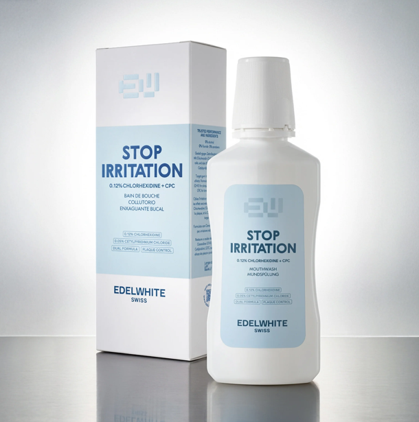 EW-CHX0.12 – Bain de bouche STOP Irritation à la chlorhexidine 0,12 % – 300 ml