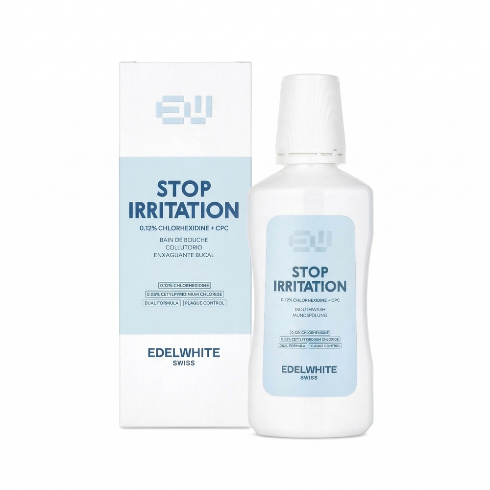 EW-CHX0.12 – Bain de bouche STOP Irritation à la chlorhexidine 0,12 % – 300 ml