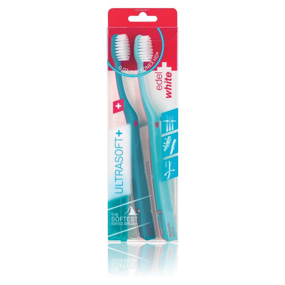Brosse à Dents aux Brins Ultra Souples -  Flosserbrush Ultrasoft Duo Pack
