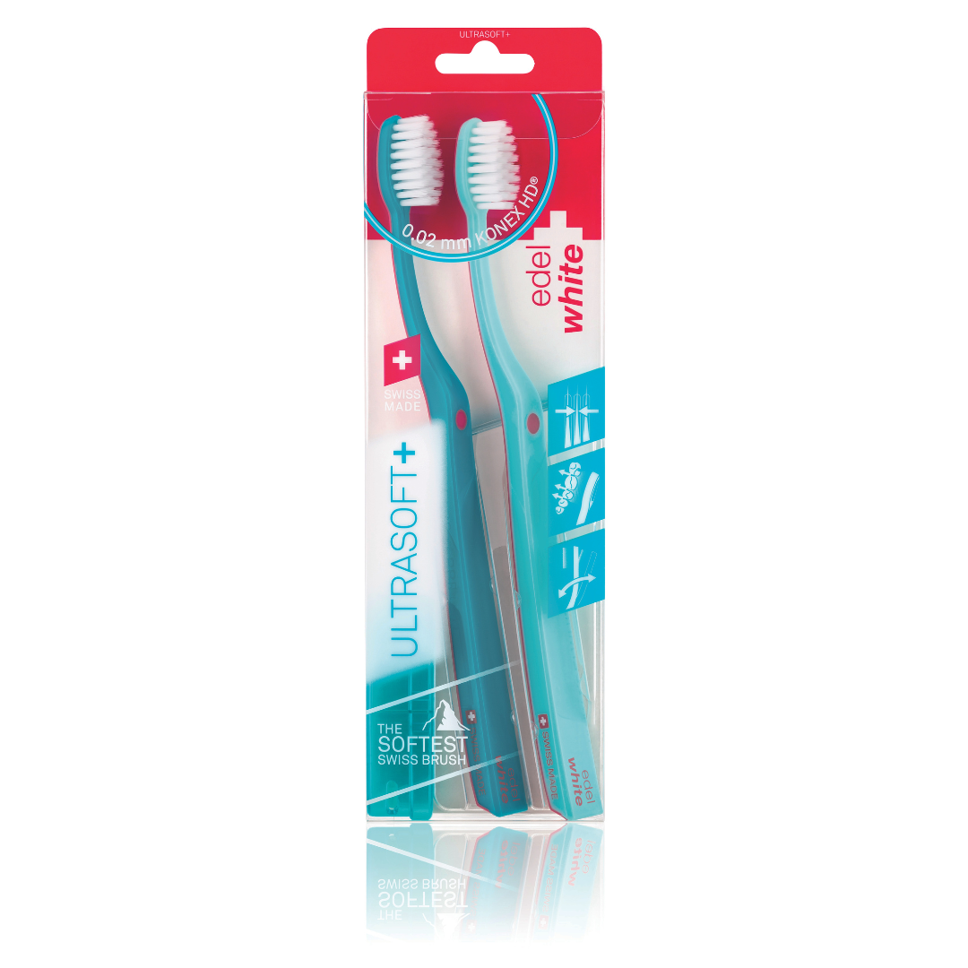 Brosse à Dents aux Brins Ultra Souples -  Flosserbrush Ultrasoft Duo Pack