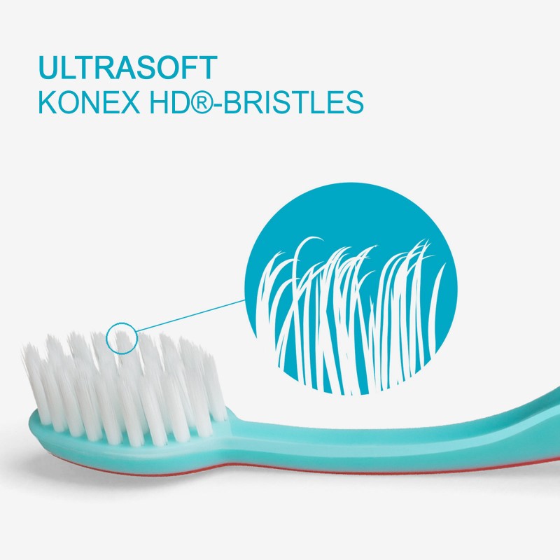 Brosse à Dents aux Brins Ultra Souples -  Flosserbrush Ultrasoft Duo Pack